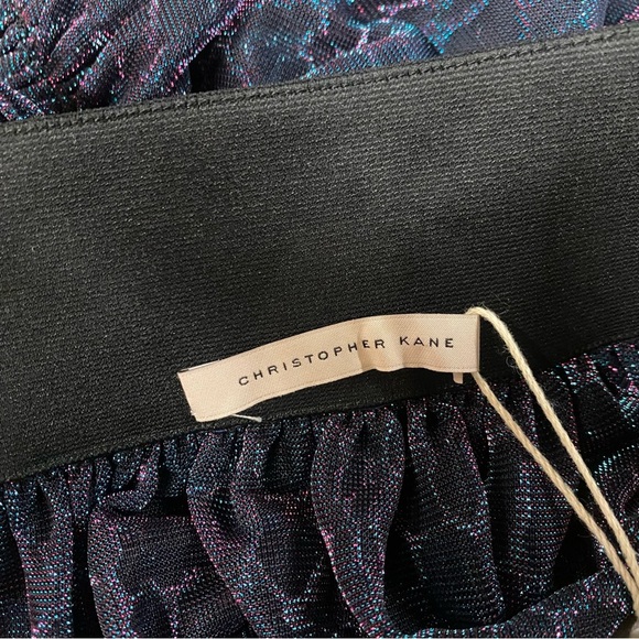 CHRISTOPHER KANE Iridescent leopard-print stretch-jersey midi skirt mesh $745 L - Picture 6 of 10